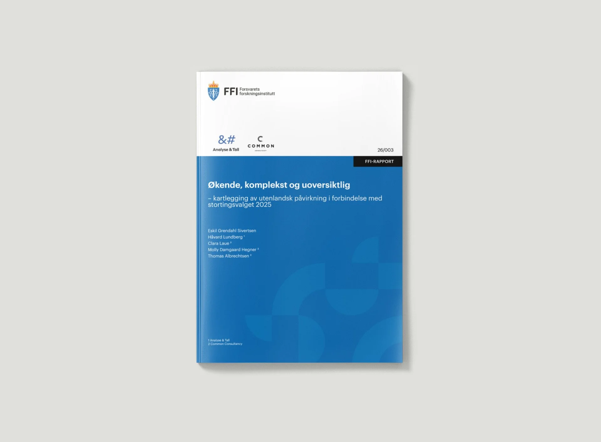 Report: Mapping foreign influence on social media before, during, and after the Norwegian municipal council and county elections 2023