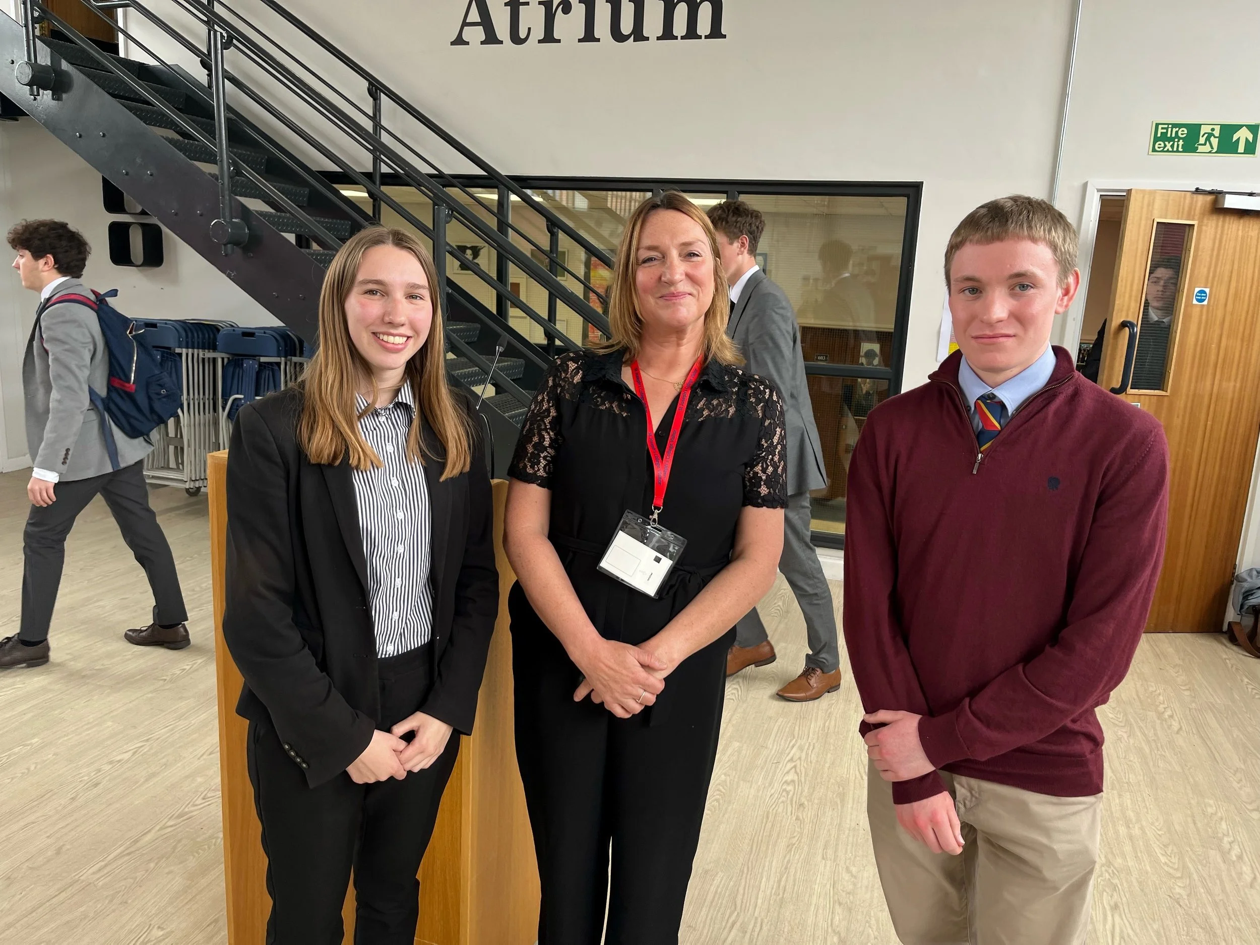 leanne and students at st jos.jpg