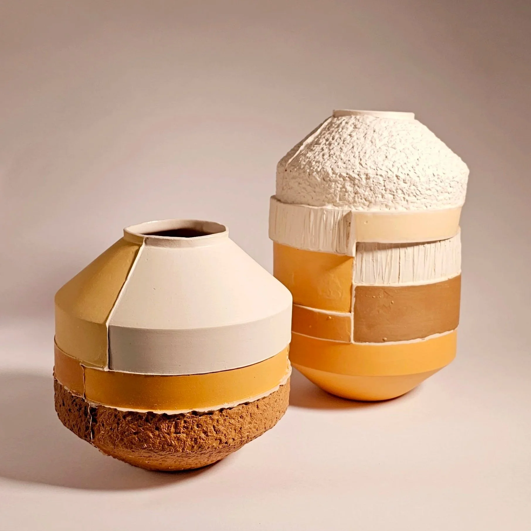 Collection of two ceramic vessels