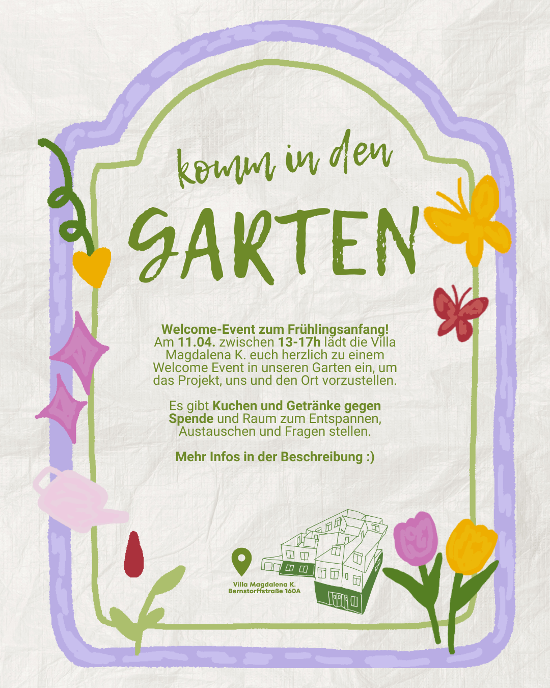 Welcome-Event zum Frühlingsanfang!