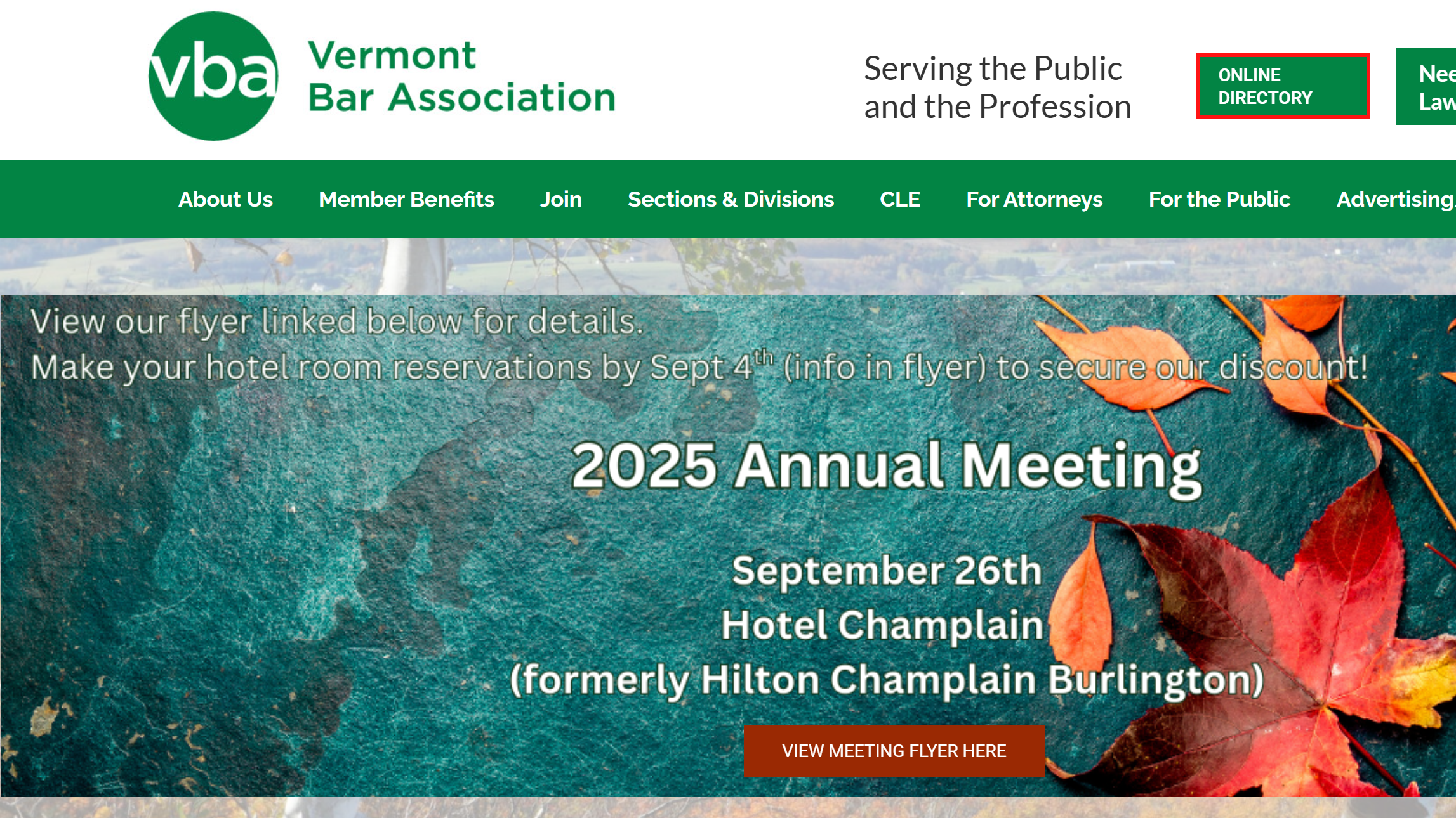 VAAP Roundtable at Vermont Bar Association Annual Meeting