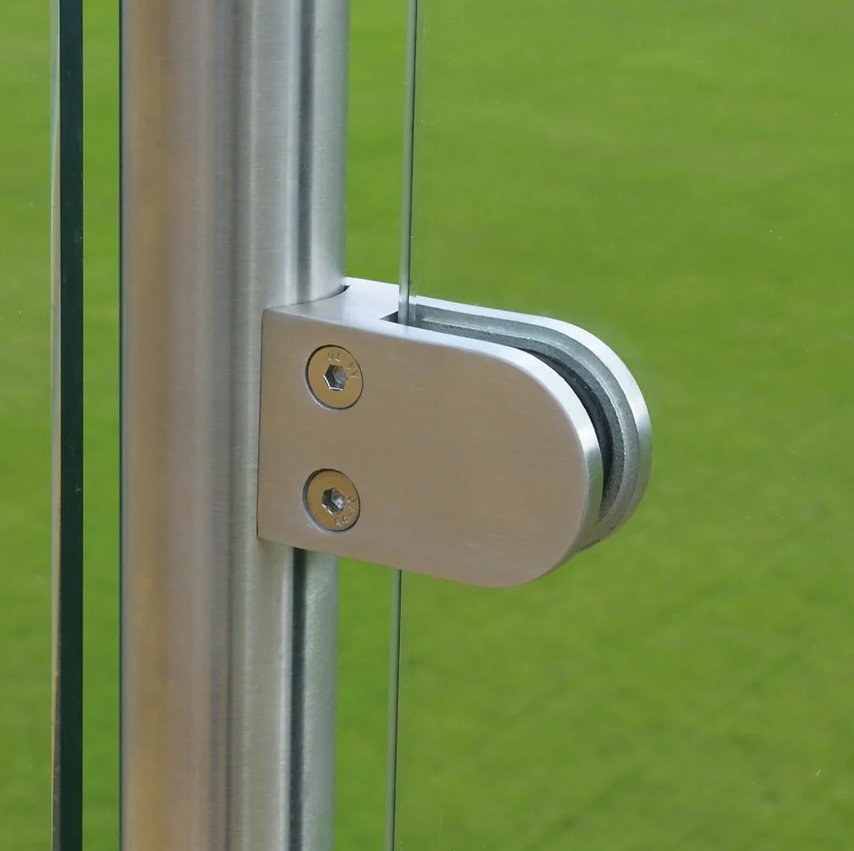 Glass Balustrade with stainless steel posts