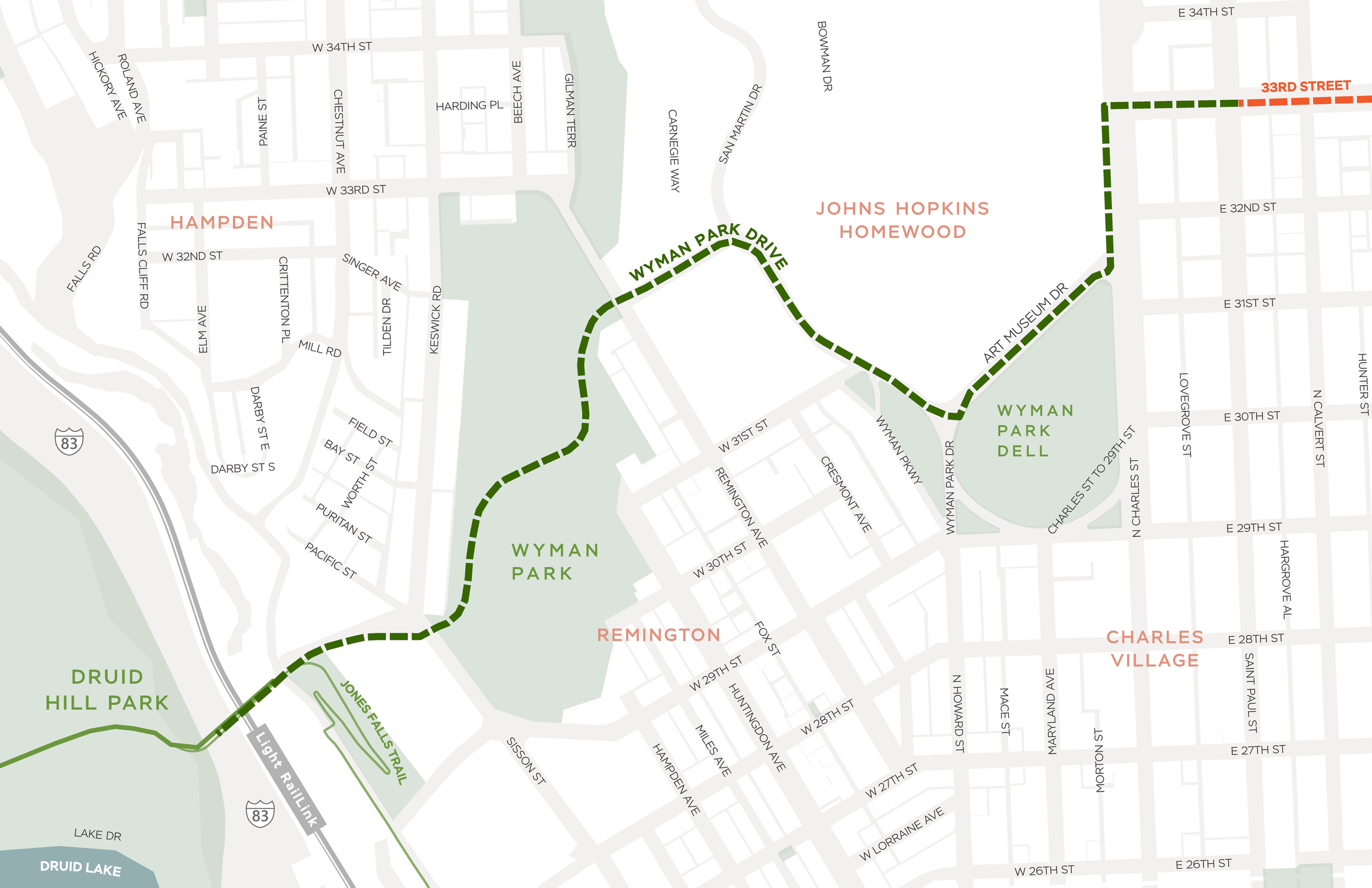 Baltimore Greenway Trails Network
