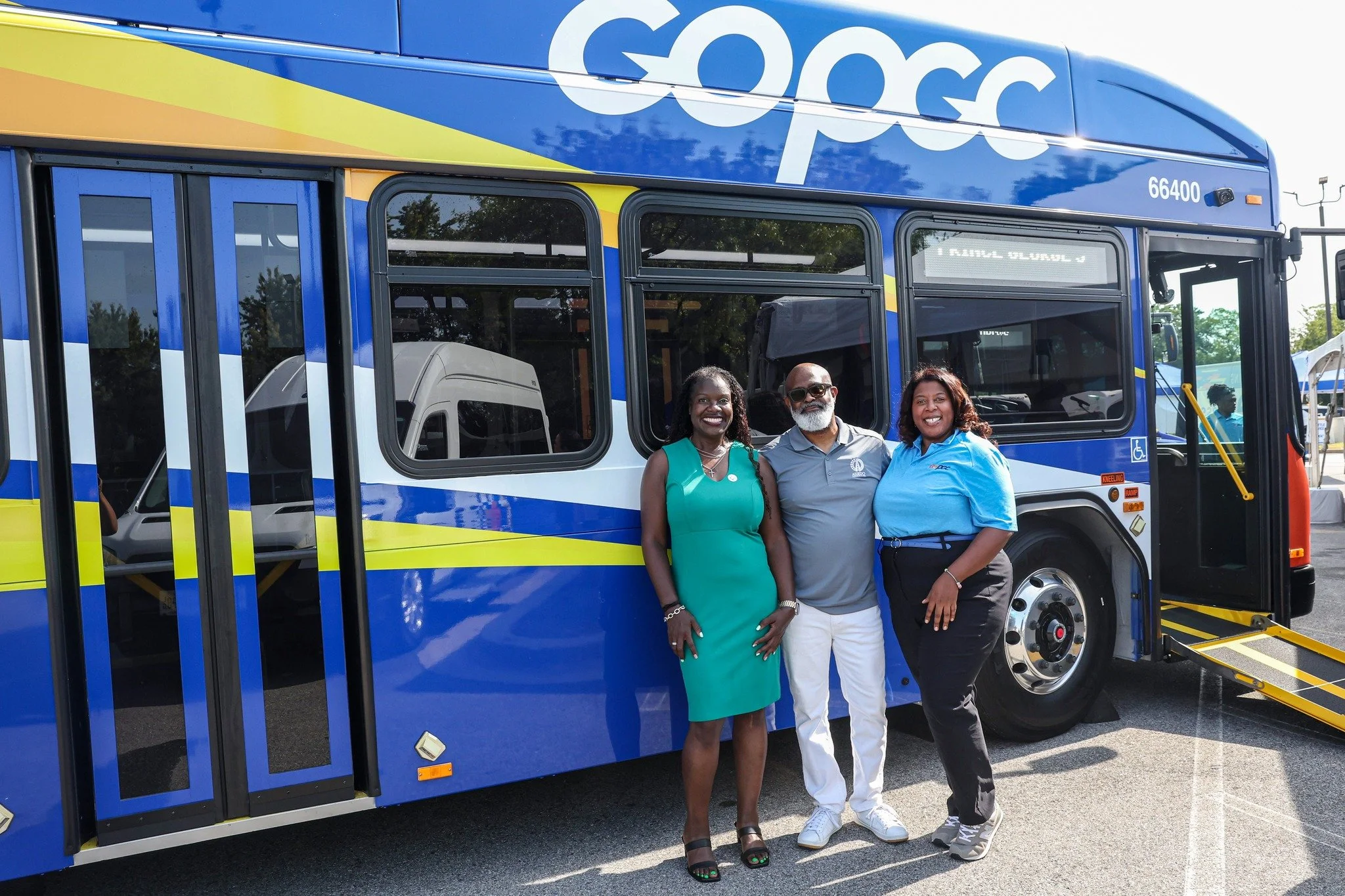After nearly two years of collaboration with Prince George's County Department of Public Works and Transportation (DPW&amp;T), @pgcountydpwt we&rsquo;re proud to celebrate the official launch of GoPGC, the new family of transit services for Prince Ge