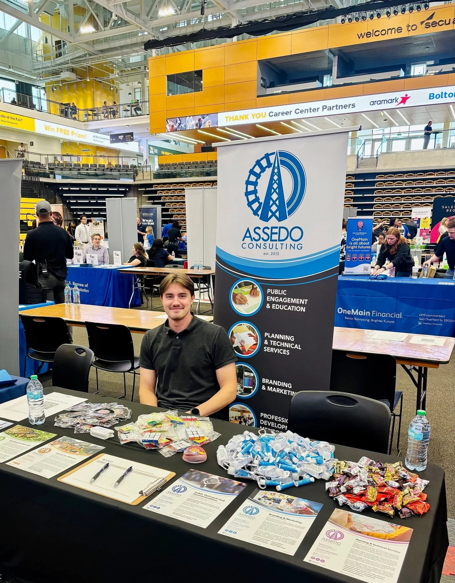 🎓 We had a great time today at the @towsonuniversity Fall 2026 Career &amp; Internship Fair!
 
Interested in joining  Team Assedo?  Visit the Join Us page on our website to explore opportunities!

https://www.assedollc.com/join
#Assedo #TowsonUniver
