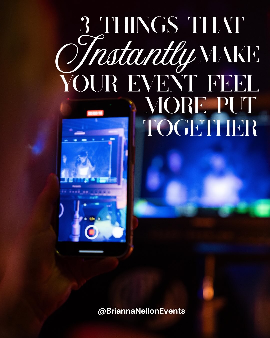 if your event doesn&rsquo;t feel put together, it&rsquo;s usually not the big things people notice first

it&rsquo;s the layout, flow, and small details working together that change the entire experience

these are the exact things i focus on when pl