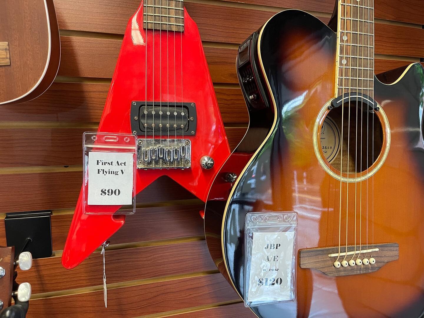 HUGE assortment of electric, acoustic, and bass guitars, amps, drums - we have it all!

Visit us today and speak with one our associates about our ongoing guitar sale.