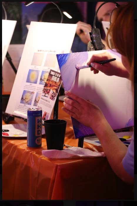 Painting taking place