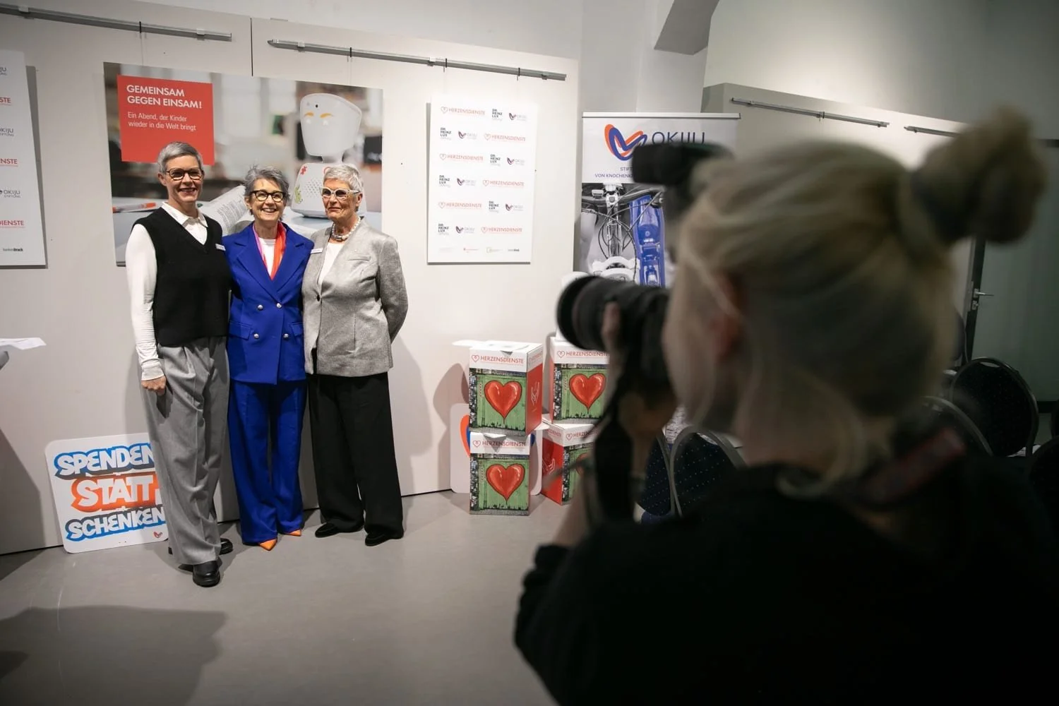 Gesche Hugger, Dr. Angelika Sprüth-Meister und Marion Glagau