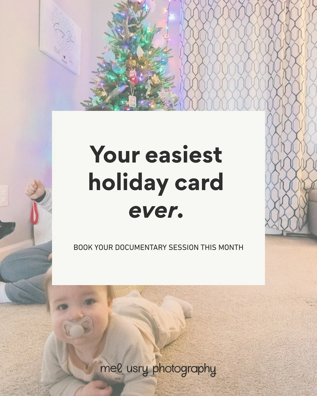 Let&rsquo;s talk about the holiday crunch. Getting beautiful, authentic photos taken is only half the battle&mdash;then you spend hours designing the card. I want to make sure your holiday season is rooted in presence, not panic.

Book a documentary 