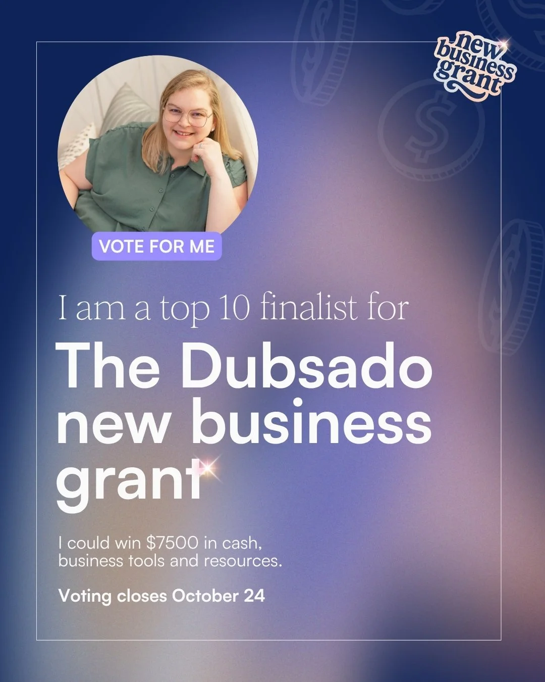 ✨ Big news ✨
I&rsquo;m so honored (and honestly a little emotional) to share that I&rsquo;ve been selected as a finalist for the Dubsado New Business Grant!

Becoming a mom was the spark that inspired me to start Mel Usry Photography &mdash; a space 