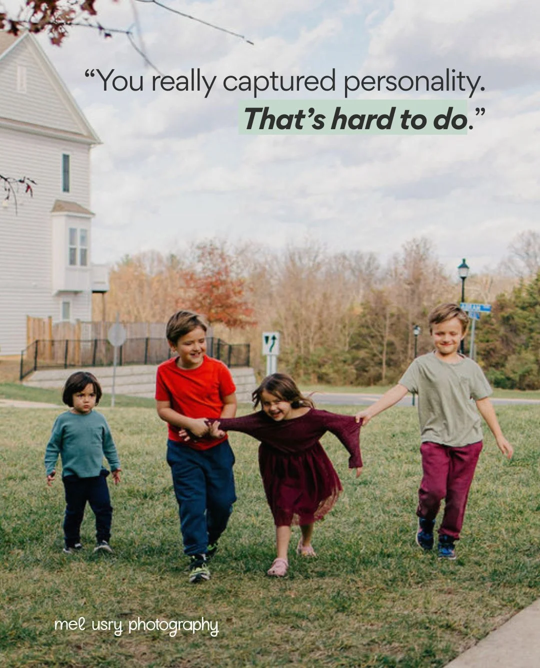 Every family has its own rhythm, humor, energy, and way of moving through the world.⁠
My job isn&rsquo;t to make everyone look the same; it&rsquo;s to notice what makes you feel like you.⁠
Documentary photography leaves room for personality to shine 