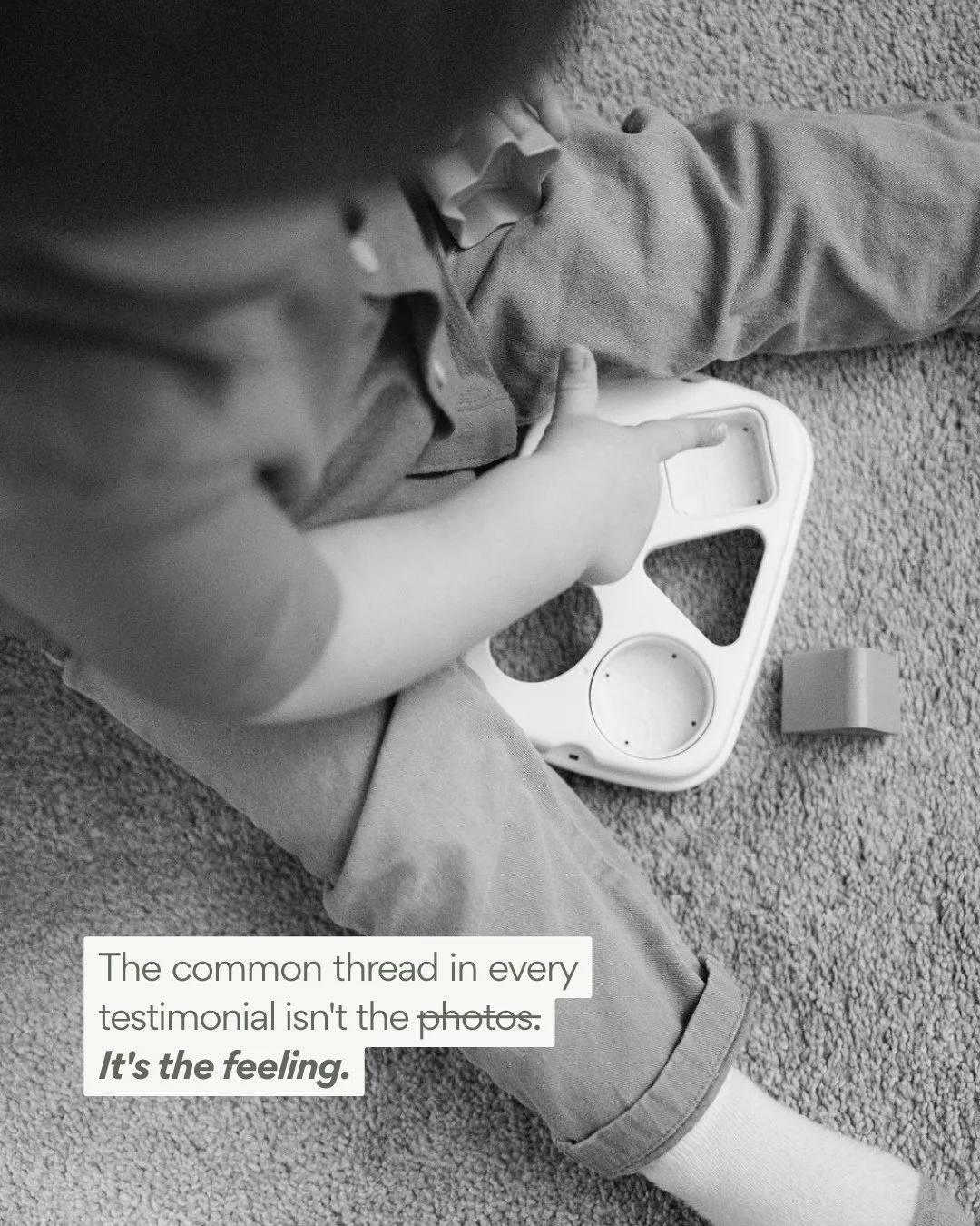 It's not about the poses. It's not about looking a certain way. It's about feeling comfortable enough to be yourself, and then having photos that actually prove you were there&mdash;real, messy, beautiful, and all.⁠
⁠
That's what my clients keep comi