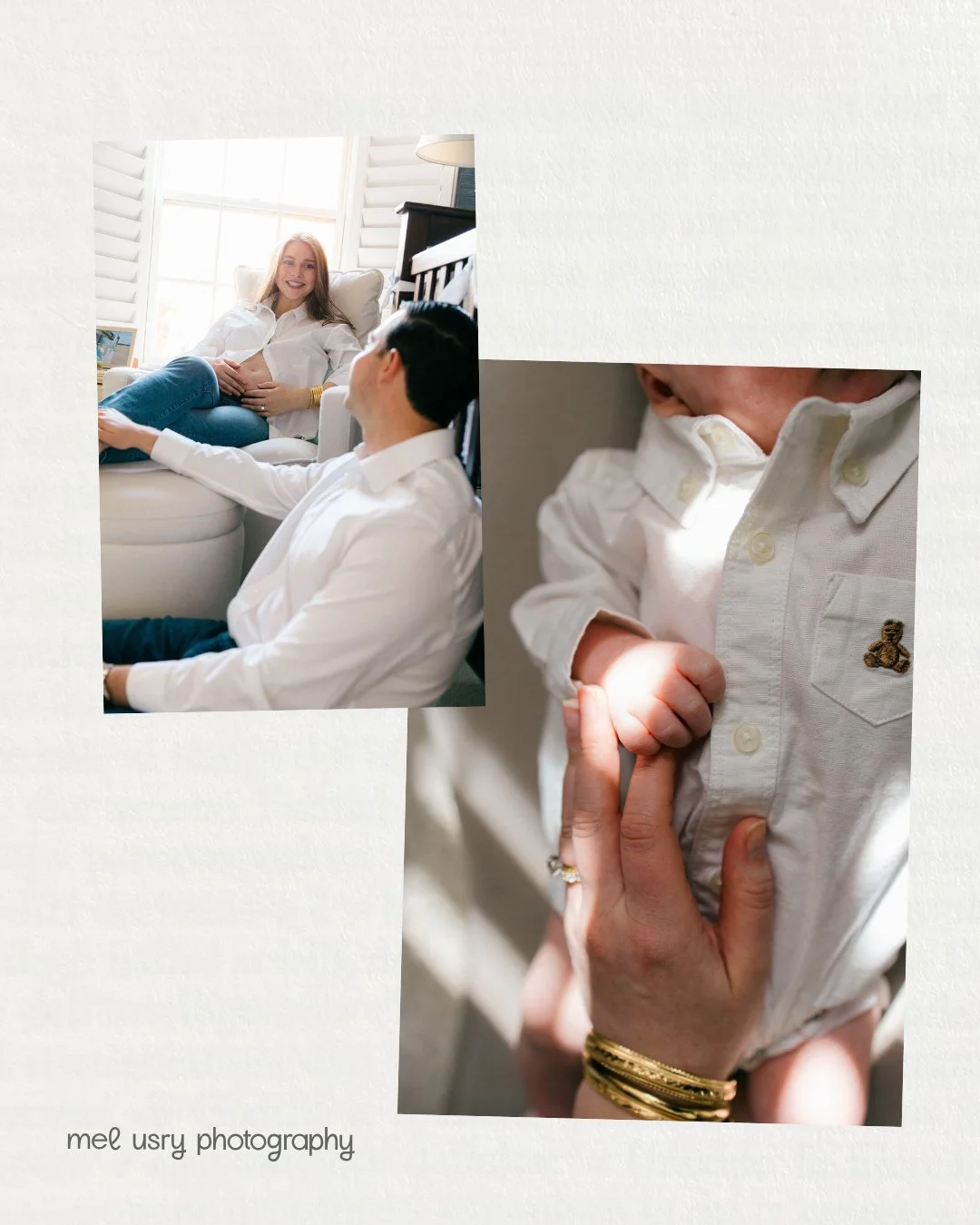 From waiting to welcoming. Same family, two chapters of one beautiful story.⁠
⁠
Your pregnancy glow? It's real. Those quiet moments before everything changes&mdash;they matter. The anticipation, the vulnerability, the way your partner looks at you wh