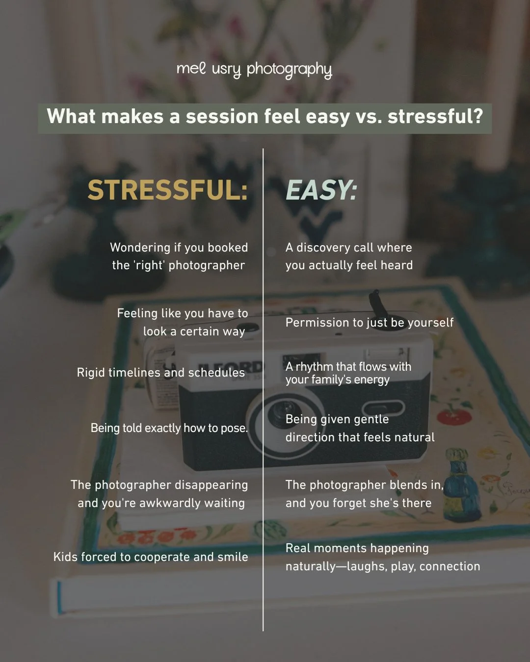 I get asked a lot: 'Will my family be comfortable? Will my kids cooperate? Will I feel awkward?' These are the right questions to ask. Because the experience of a session matters just as much as the photos.⁠
That's why I'm so intentional about how I 