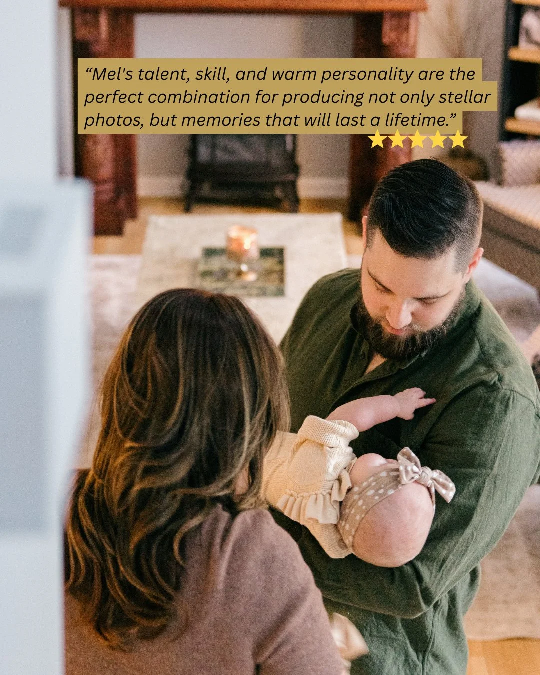The Tapp family came to me for maternity photos. And they immediately knew they wanted to book again for a family session. Not because the photos were perfect&mdash;but because the experience was.⁠
⁠
Caroline said something that stuck with me: she fe