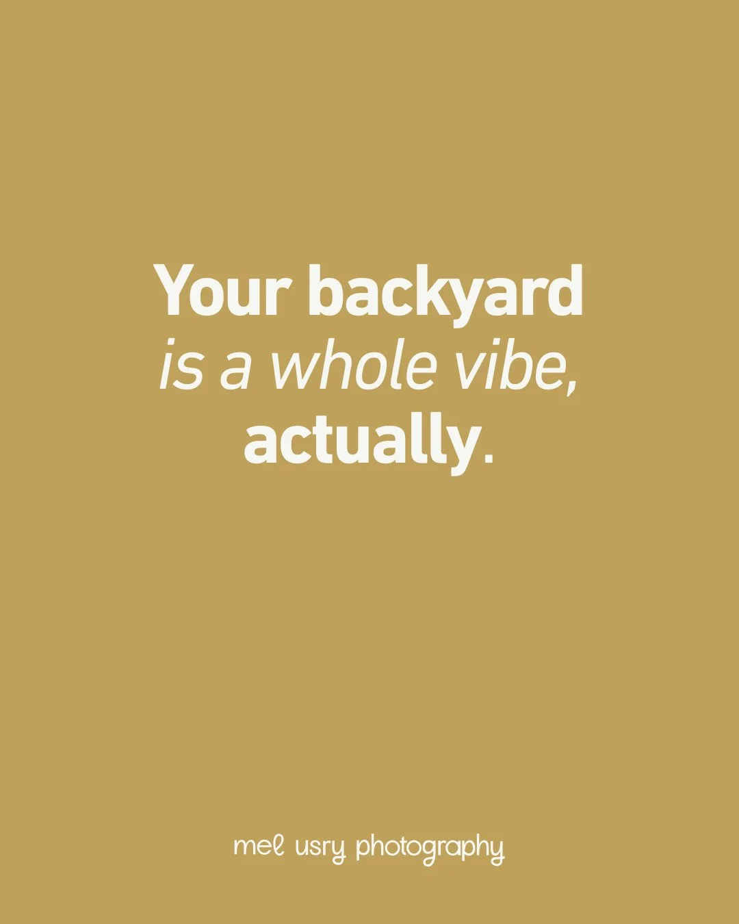 No fancy location required.⁠
Bring the mud boots.⁠
The backyard is honestly one of my favorite places to shoot. Because that's where kids are actually themselves &mdash; digging in the dirt, hanging upside down off things, chasing the dog in circles 