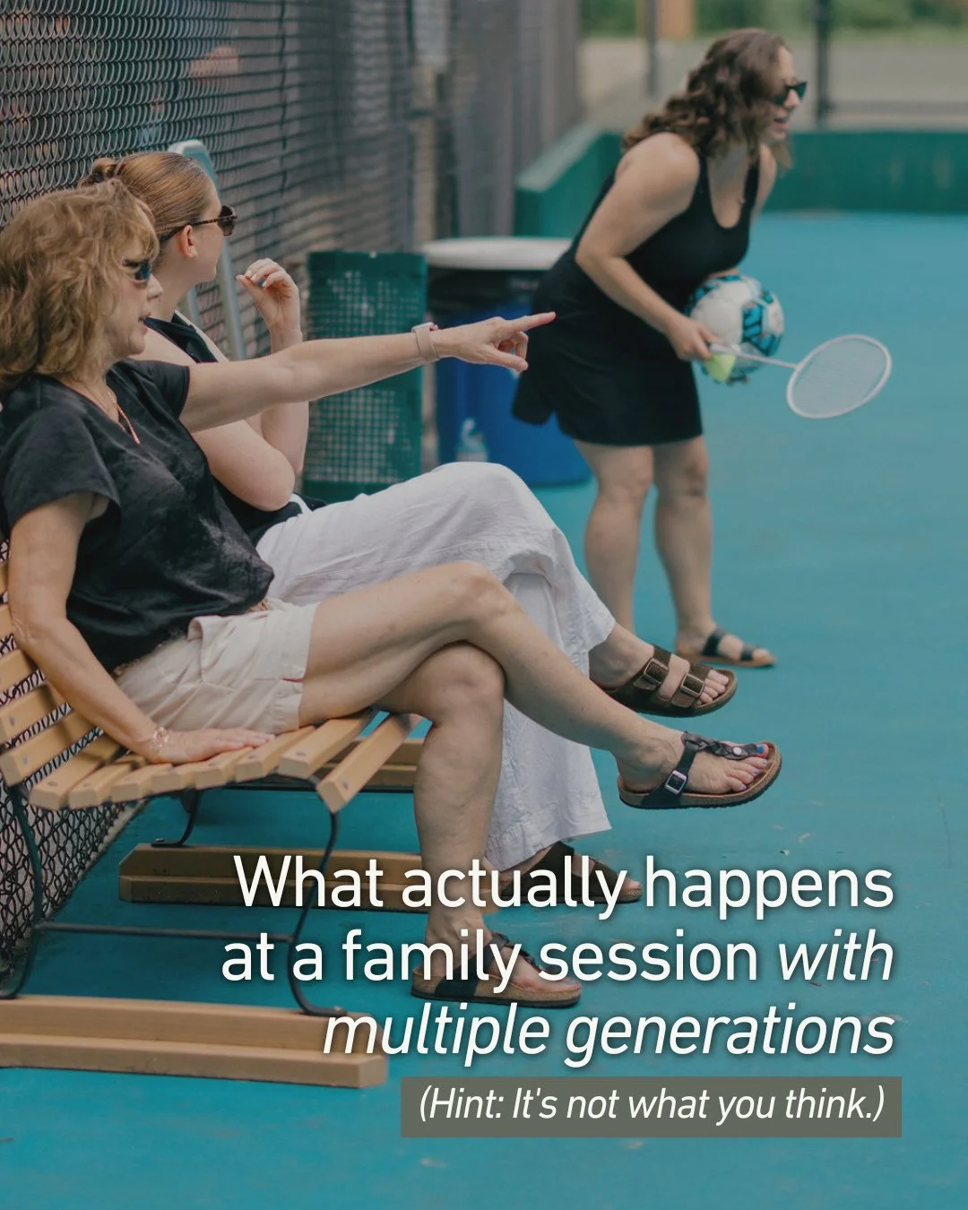 Extended family sessions are probably the most "just let it happen" sessions I offer &mdash; and honestly? That's exactly what makes them work.⁠
⁠
There's no choreography for a group this size. No perfect formation. No getting everyone to l