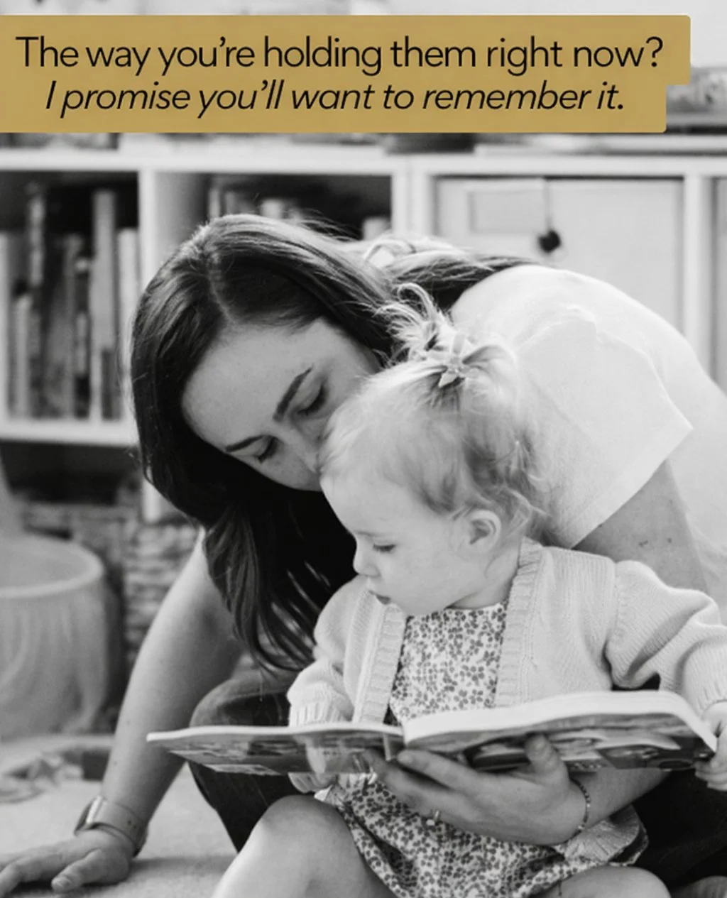 It moves faster than you think it will.⁠
You know that. Everyone tells you that. And still, somehow, you're surprised every time.⁠
The weight of them in your arms. The specific way they curl into you when they're tired. The sound of their breathing. 