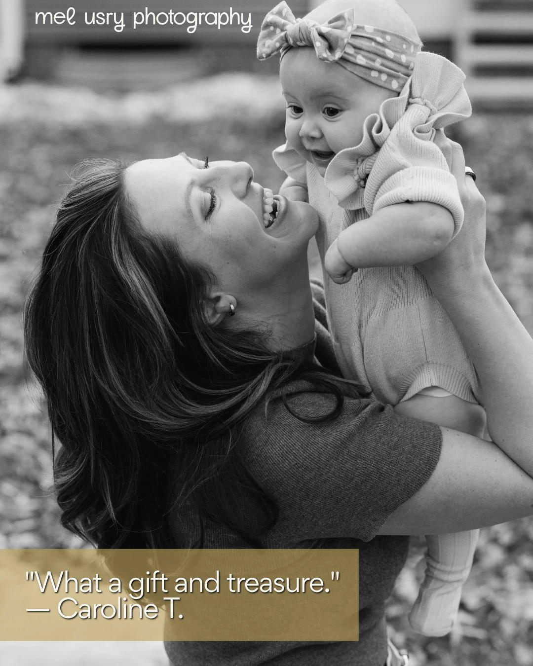 Sometimes a client says exactly what you were thinking.⁠

Caroline sent me this message after receiving her gallery last May, right around Mother's Day. What I didn't know when I hit send was that her daughter had just arrived &mdash; a little bit ea