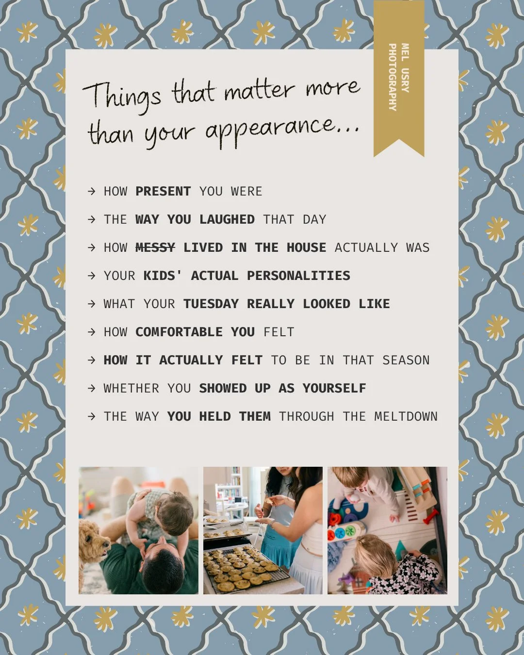 Not me building a whole career around this 🤍⁠
⁠
Your outfit doesn't matter. ⁠
Your clean house doesn't matter. ⁠
⁠
What matters is that you showed up, exactly as you are, and let it be documented.⁠
⁠
#LifestylePhotography #FamilyPhotography #RealLif