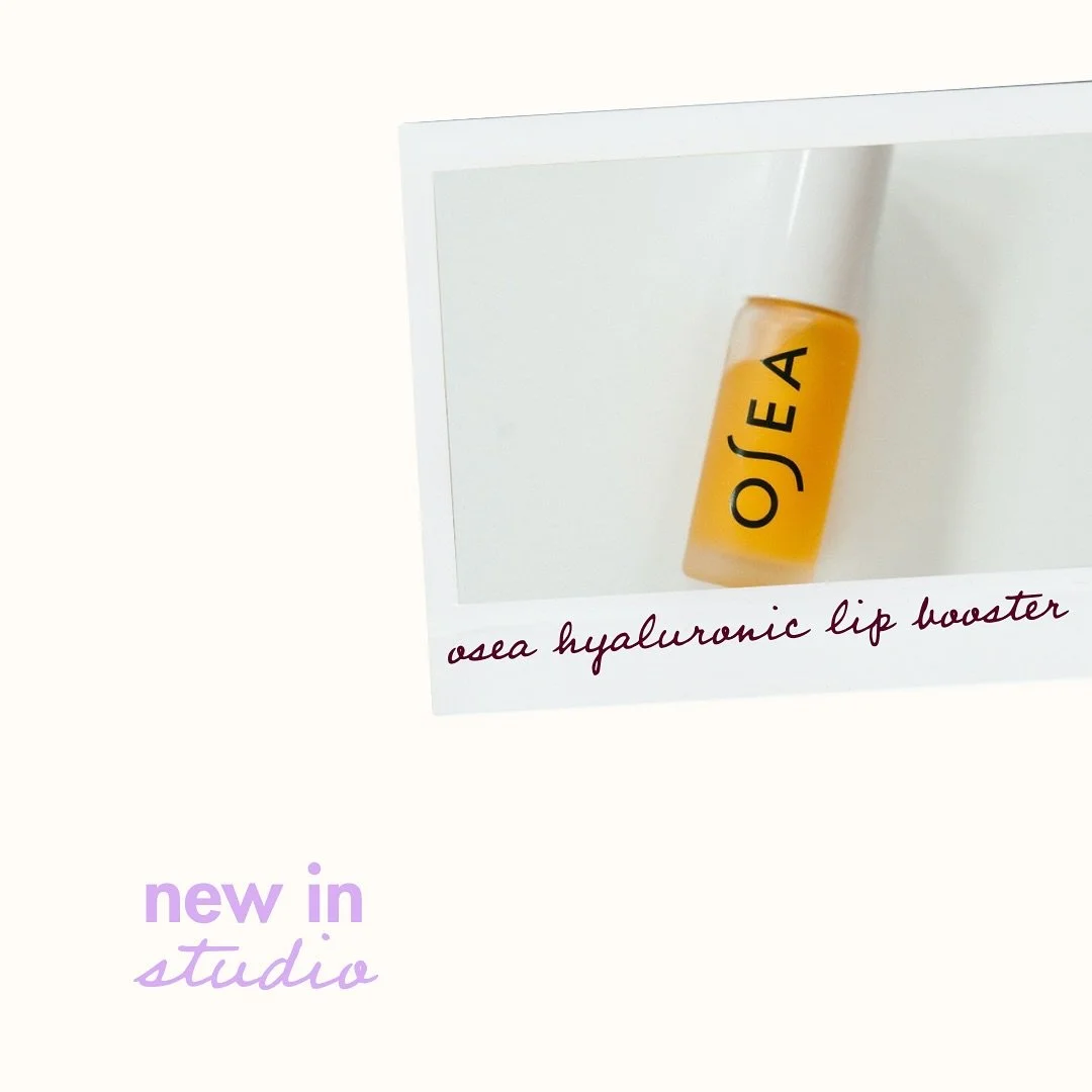 Some lovely new potions have landed in the studio. Shop in studio or online @spruceandhoney.

OSEA HYALURONIC LIP BOOSTER
A sheer, juicy lip oil is powered by hyaluronic acid for a more plumped look. This nourishing formula with nutrient-rich seaweed