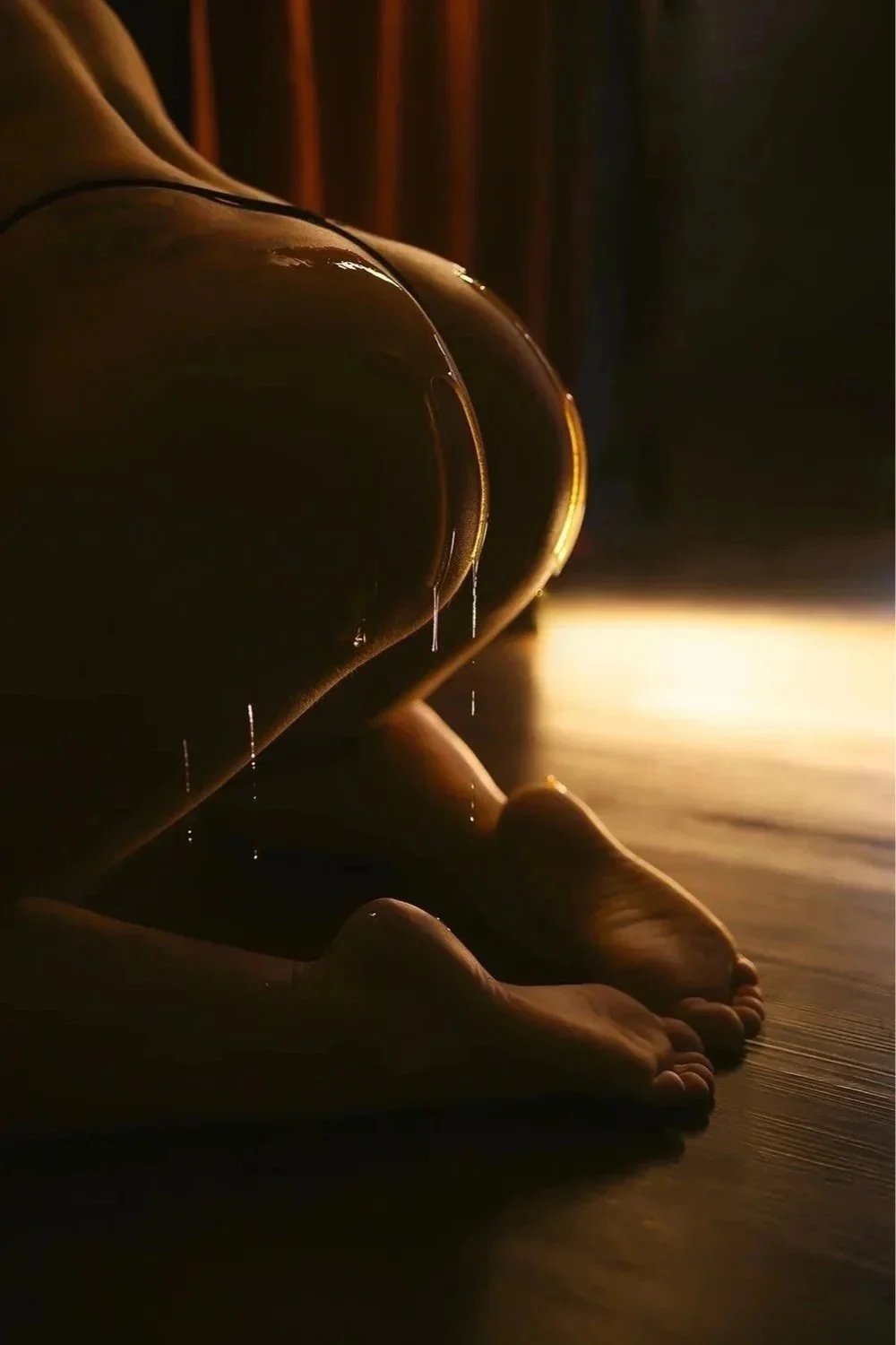 Boudoir photography Seattle Washington dripping honey gorgeous photo