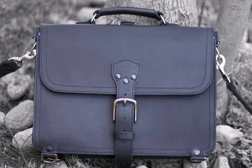 Saddleback thin briefcase sale