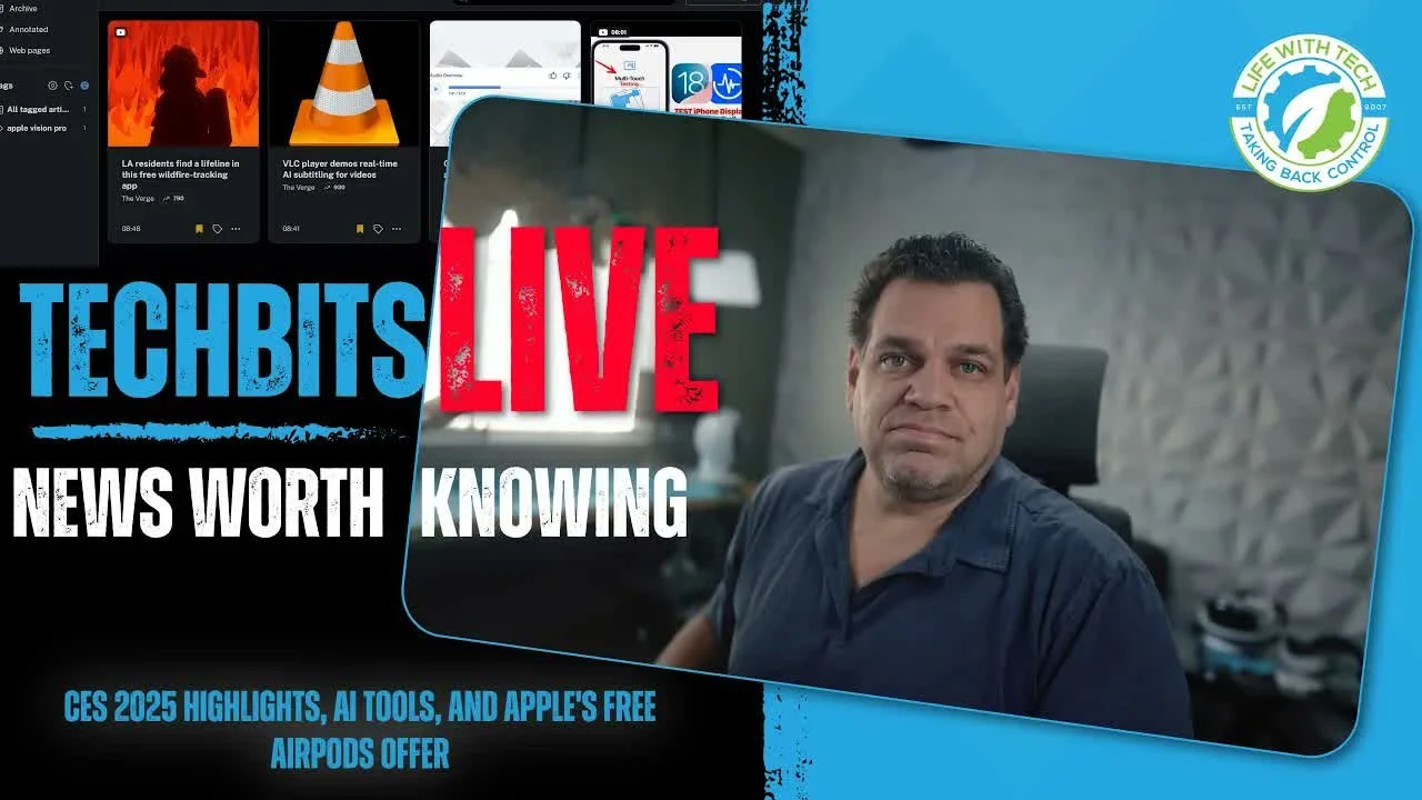 TechBits: CES 2025 Highlights, AI Tools, and Apple's Free AirPods Offer