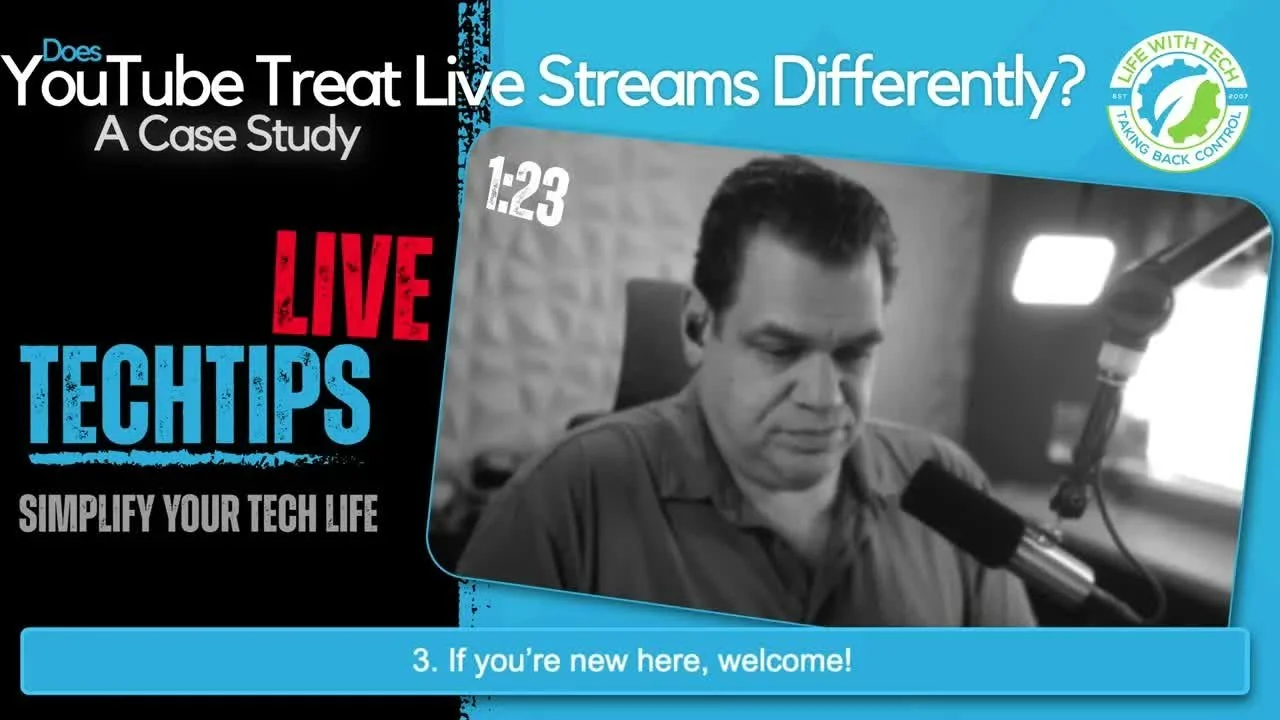 TechTips: Does YouTube Treat Live Streams Differently?