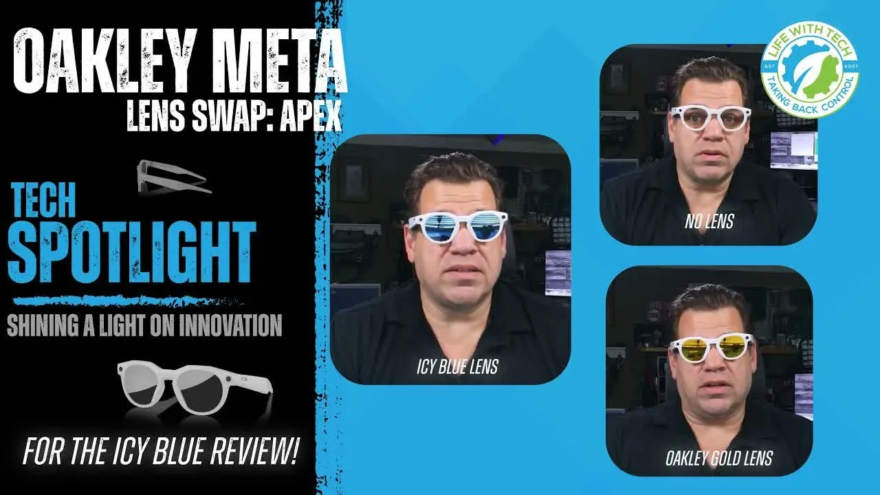 Oakley Meta Lens Swap: Apex Icy Blue Review