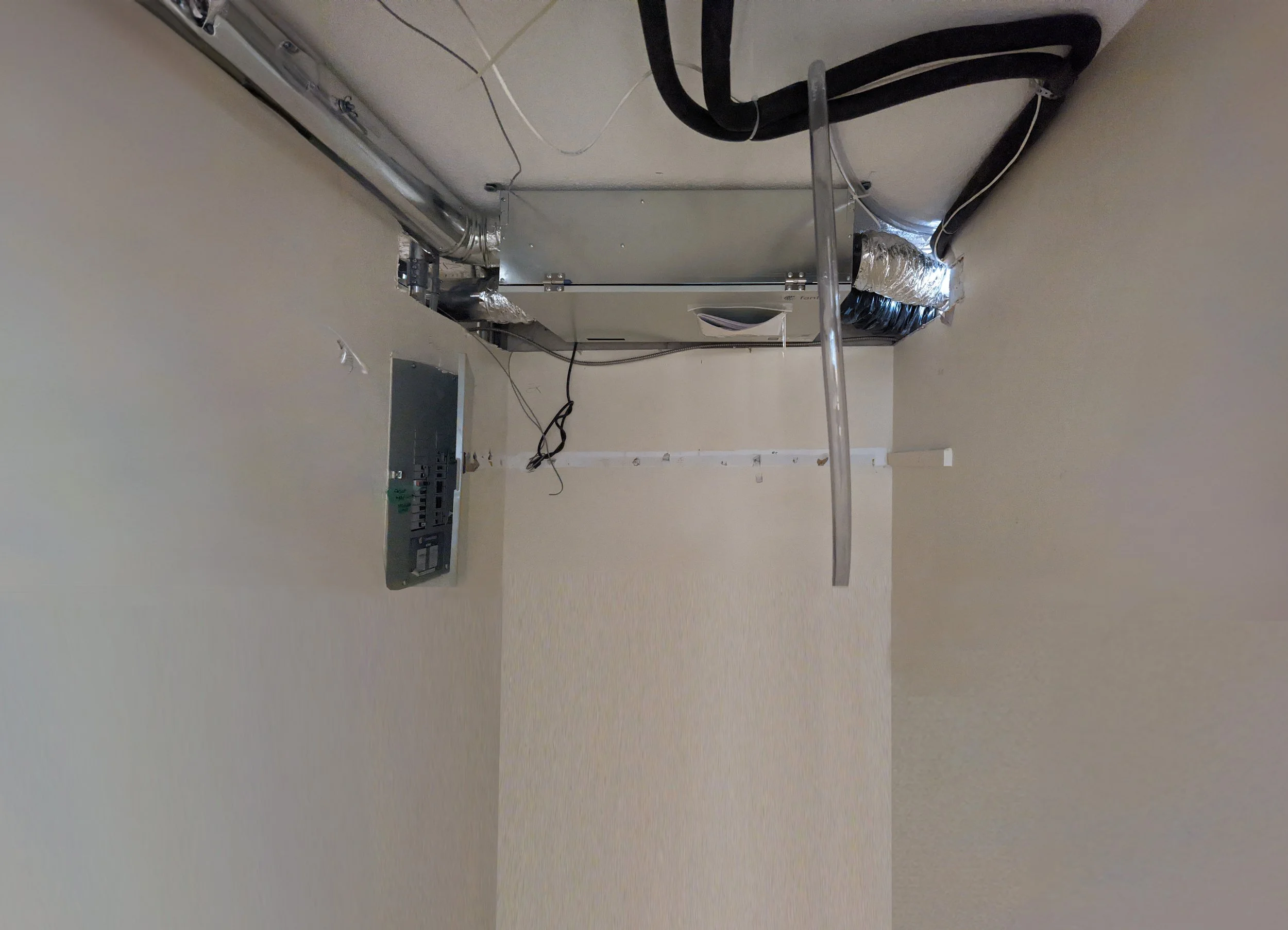 During: ERV installation