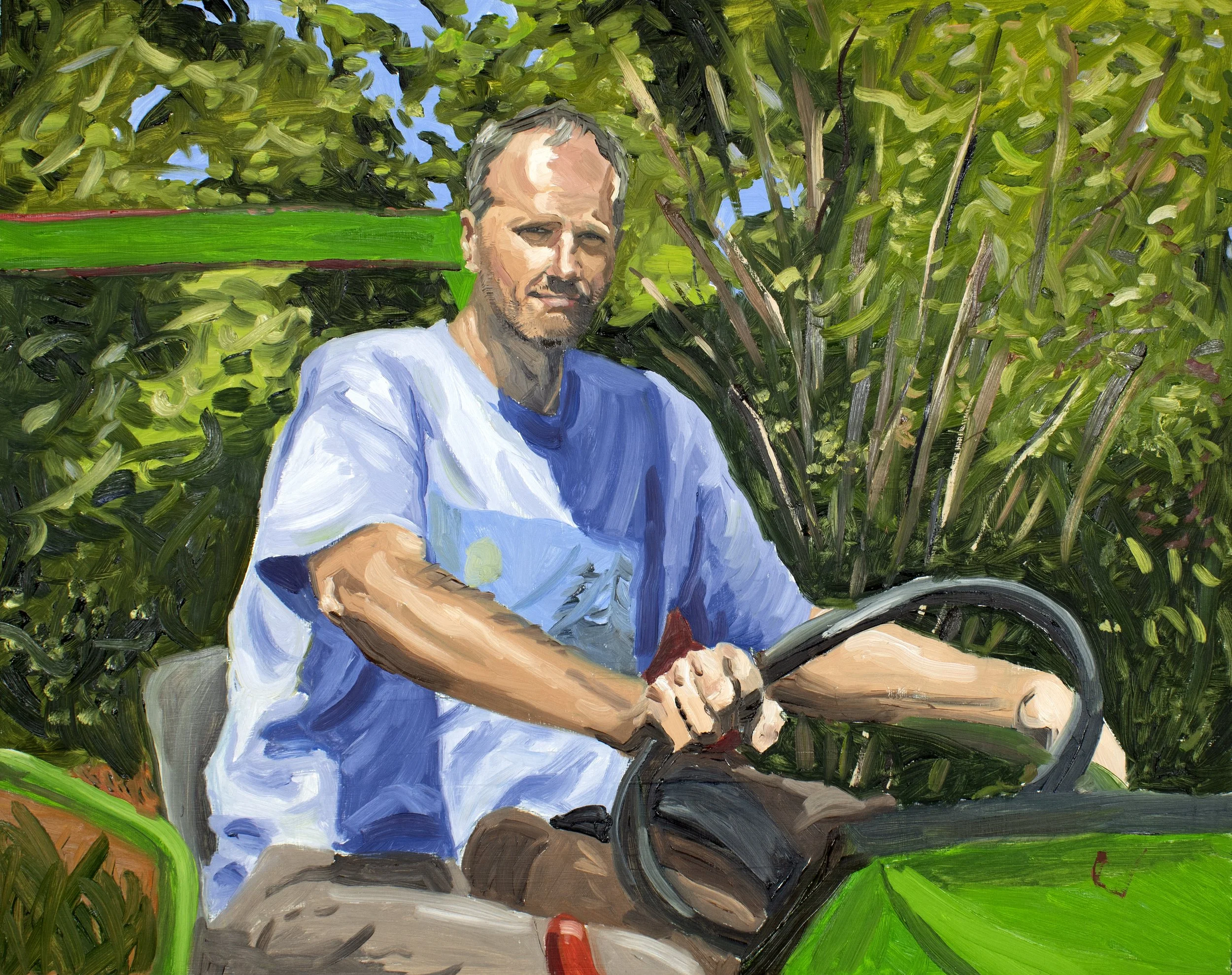 Dad on the Tractor