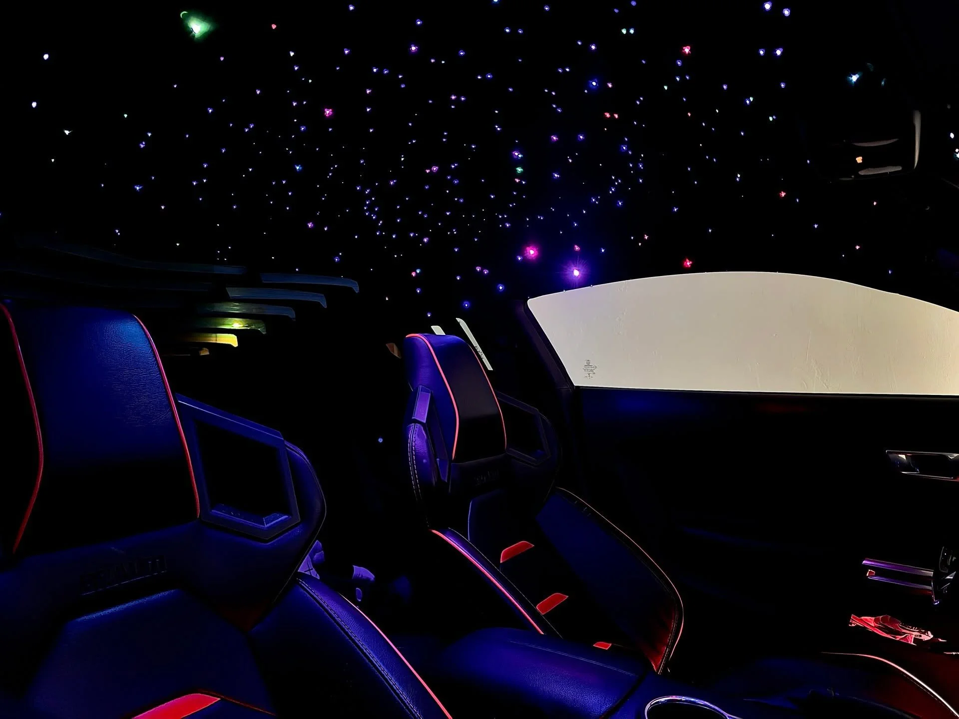 2019 Mustang finished with Stars 🌌

🔹 One Year Warranty for All Services 💙
🔹 Starlights starting at $499.99
🔹 Financing Available (AfterPay, PayPal Pay Later)
🔹 Full RGBW Color Customization via App 

Call/Text us at 520-660-1626 

Click the li