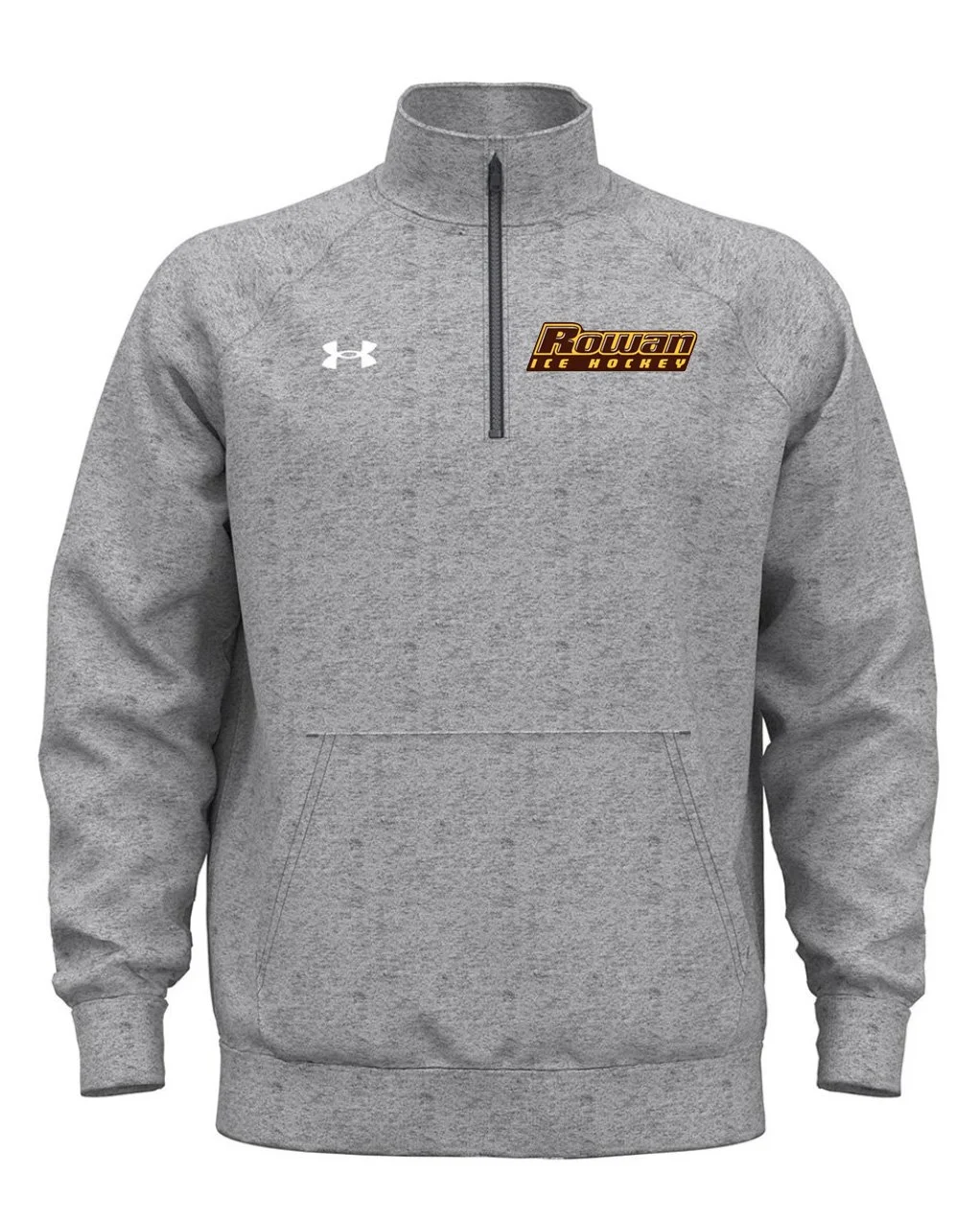 Under Armour Men's Rival Fleece Quater Zip Pulloever 1386016 Black 1.2.jpg