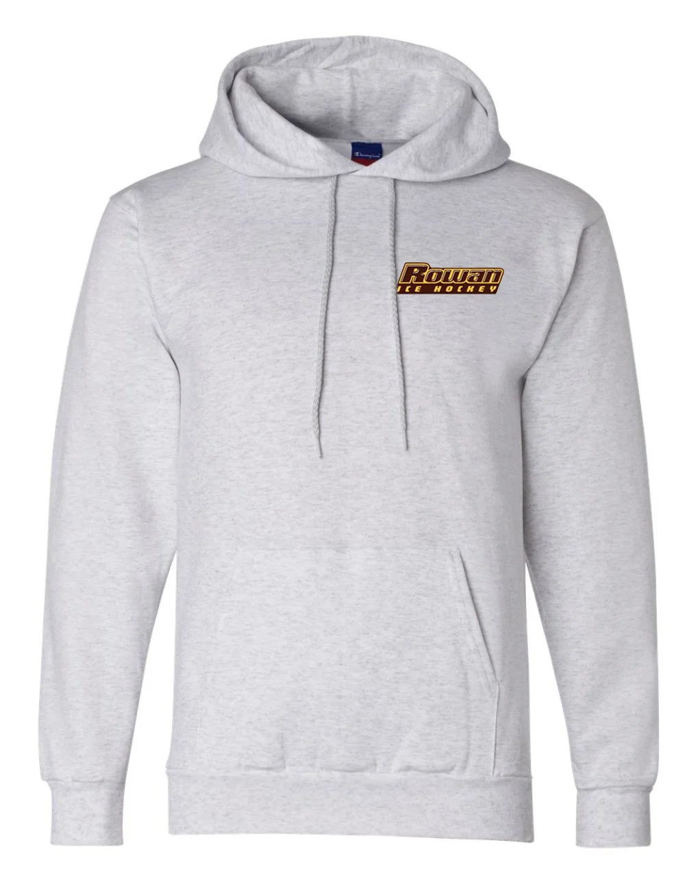 Champion Unisex Powerblend Hooded Sweatshirt s700 grey logo 2 pocket.jpg