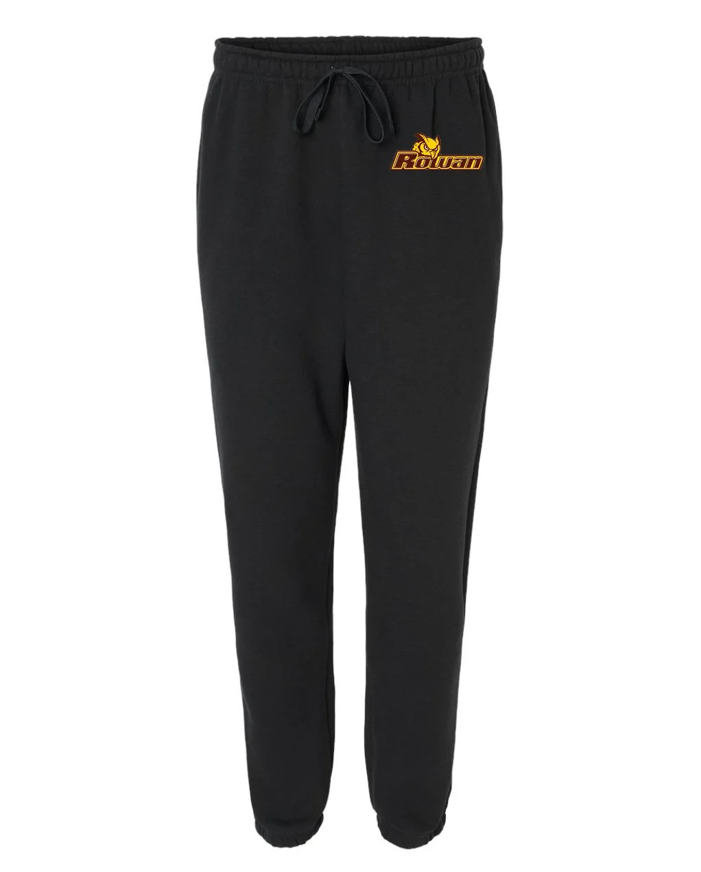 American Apparel Unisex ReFlex Fleece Sweatpants RF491 Black logo 2.jpg