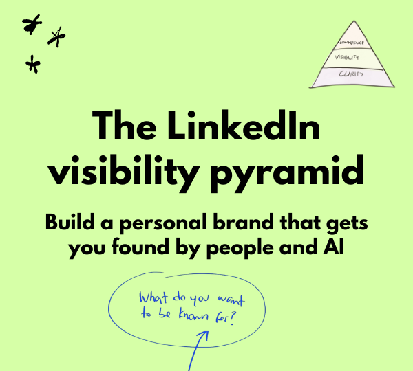 The LinkedIn visibility pyramid (build a personal brand that gets you found by people and AI)