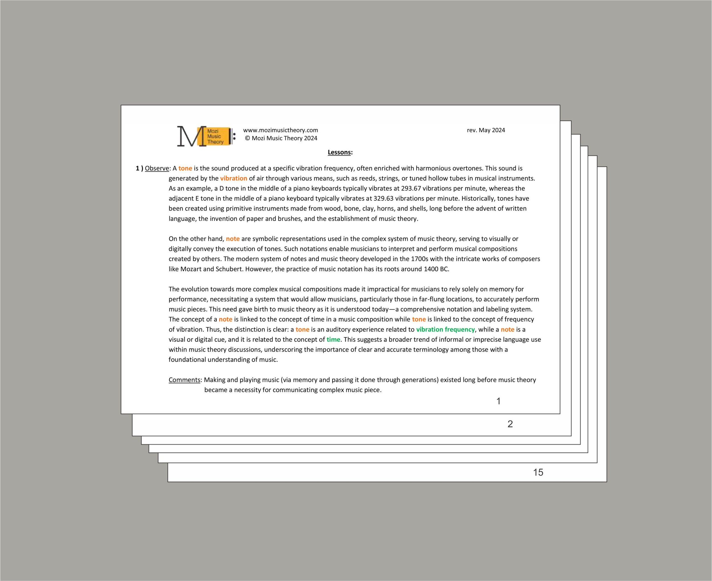 Essential Lessons Pack - for Poster Set
