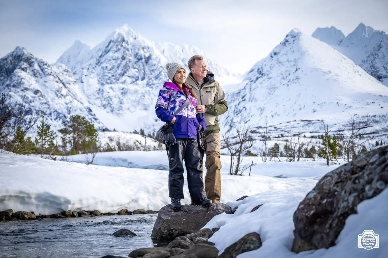 17th of March
A Lyngen Alps sightseeing tour 😍

On Tuesday I took this family out on their second tour with me, this time to show them some pretty landscapes with daylight!
Looking at the weather forecasts, I choose to head east of Troms&oslash;, to