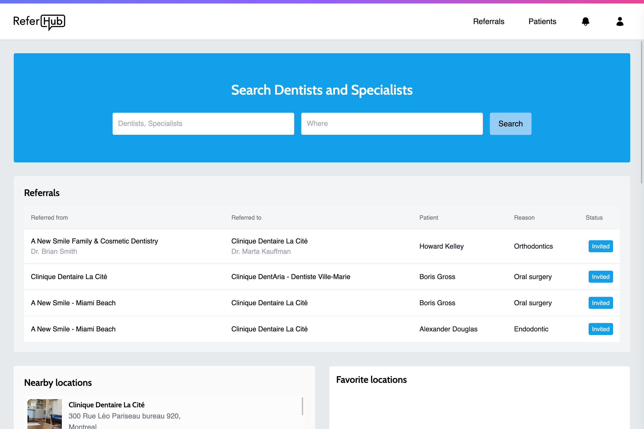 ReferHub - Dental Referral Platform