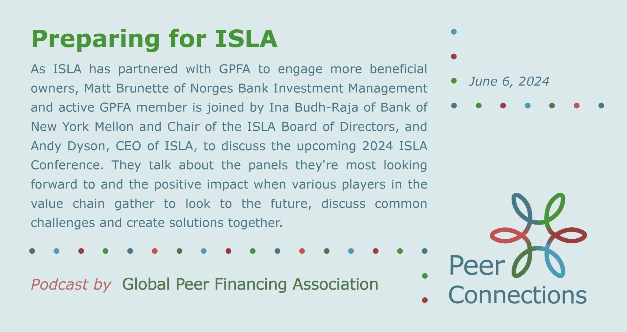 New Podcast Alert! Preparing for ISLA