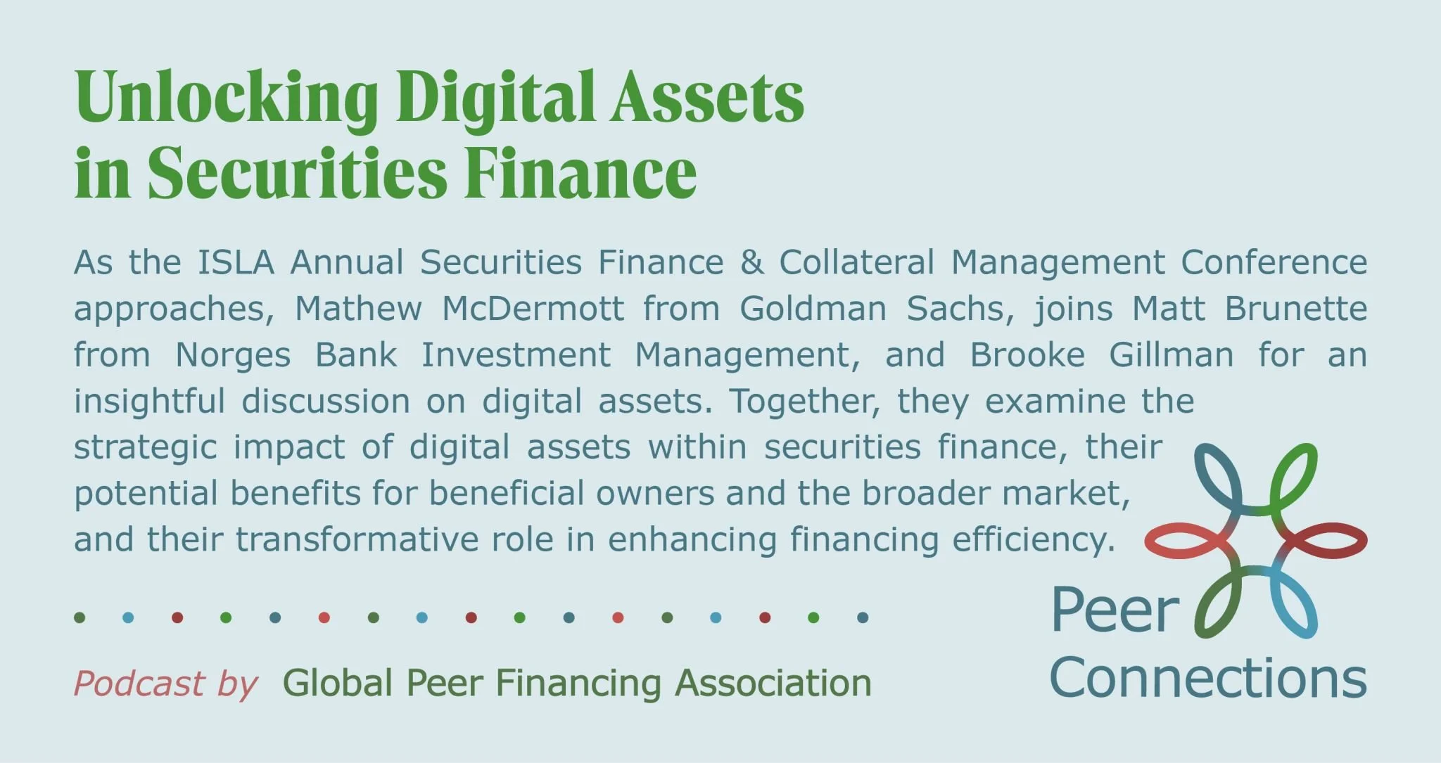 New Podcast Alert: Unlocking Digital Assets in Securities Finance