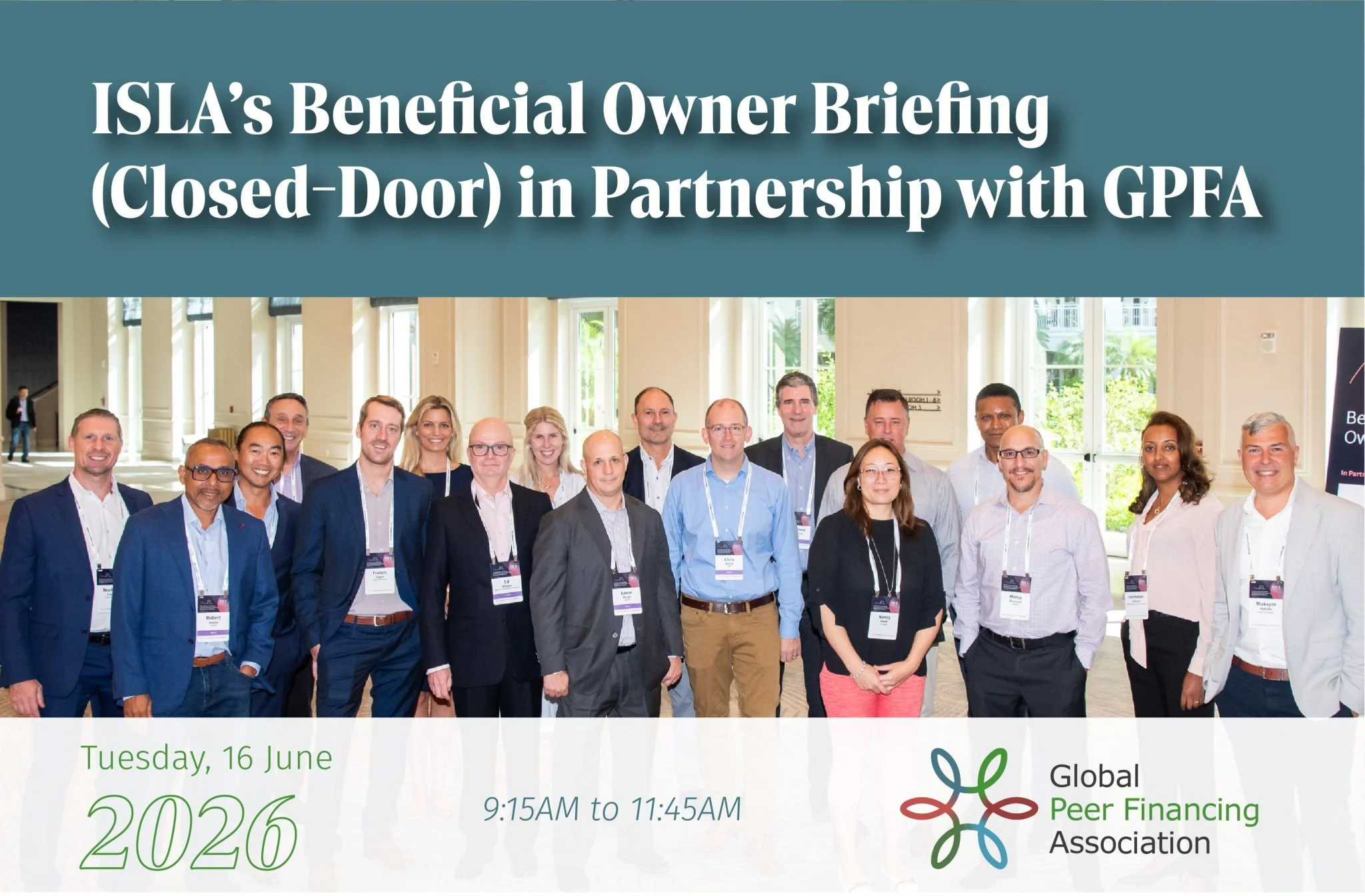 GPFA Partnering w/ ISLA once Again!