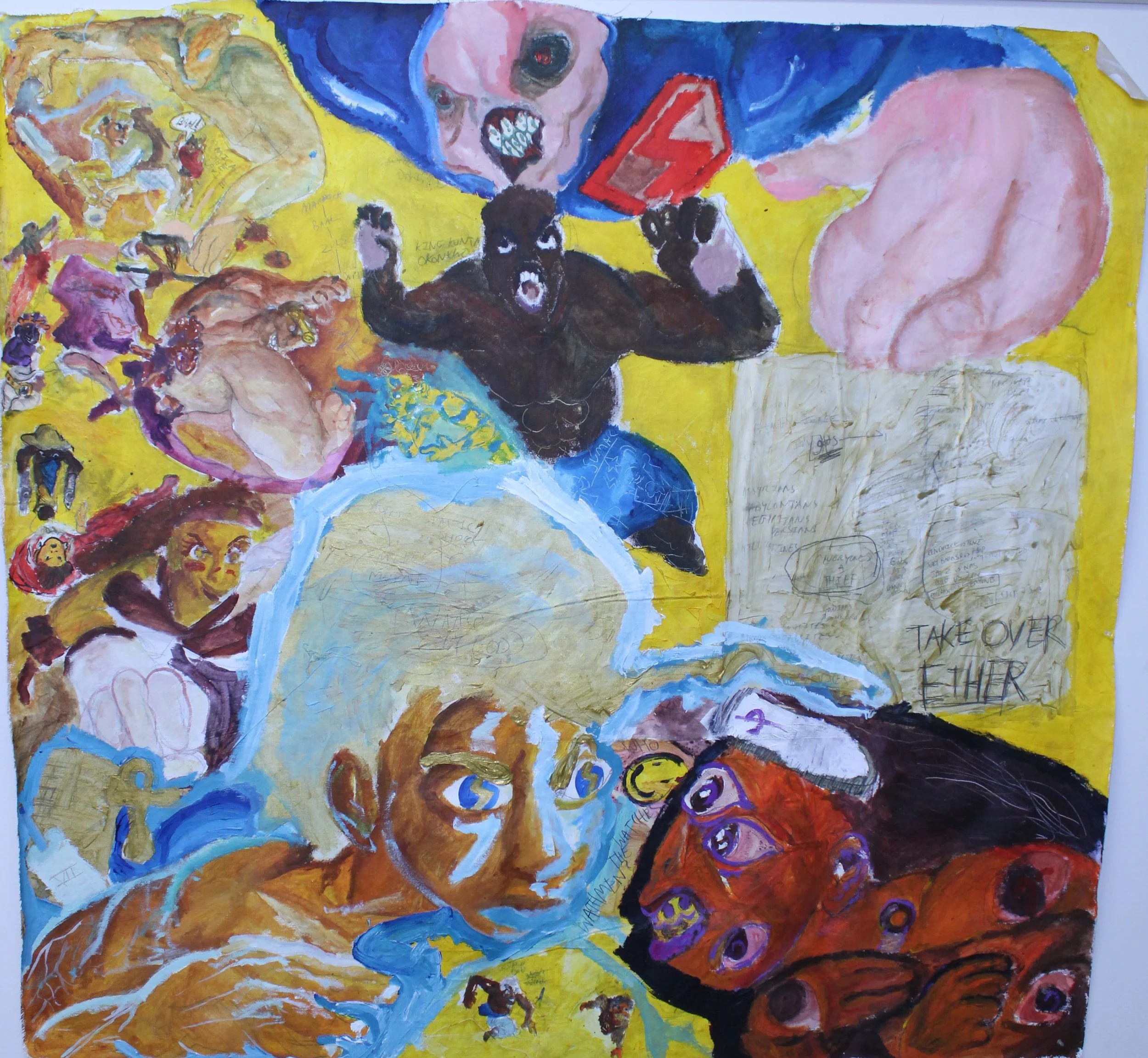 Works on Unstretched Canvas