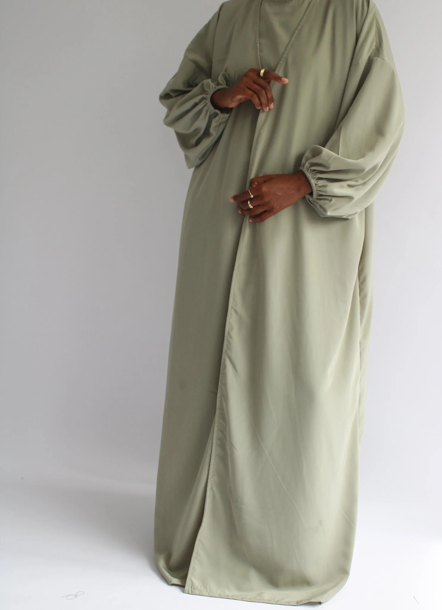 Set Roho ensemble kimono robe avec poche vert d'eau