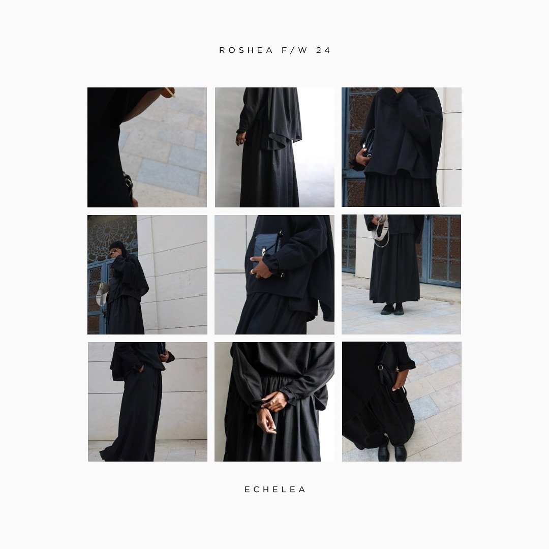 ✨ Collection Roshea F/W24 by Echelea ! ✨ 

Des gilets, des tops et des jupes aux coupes structur&eacute;es, minimalistes et chics, signature de notre marque. Chaque pi&egrave;ce est con&ccedil;ue avec des finitions en biais de coton, alliant qualit&e