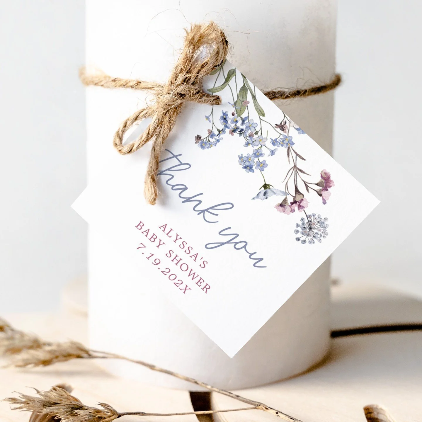 &quot;🌸✨ Introducing my newest collection for the sweetest celebrations! Dive into vintage charm and clean aesthetics with our baby shower essentials, adorned with hand-painted purple wildflowers. Let the celebration bloom! 🎉💜 #BabyShowerJoy #Vint