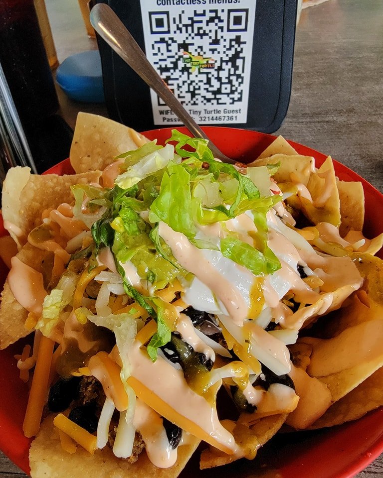 Who loves our Sofrito Nachos?! 🙋&zwj;♀️ Who loves that we have now offered a smaller portion we call Baby Nachos?! 🙋&zwj;♀️ Our Queso is 😋  Did you know you can also get a Queso Drizzle on a Sofrito Bowl?! If you haven't tried it yet, you should! 