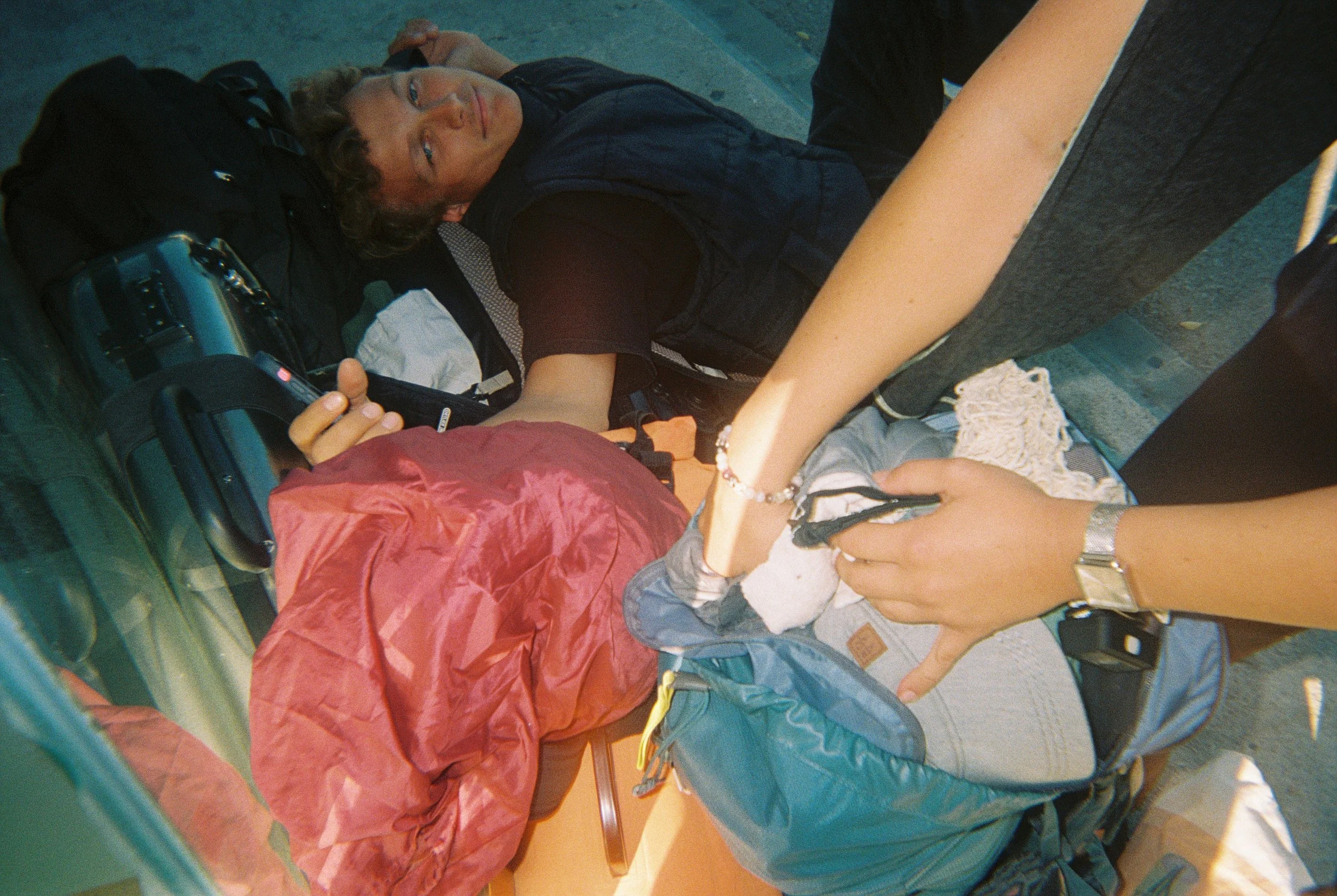 Salome organizing her things and David relaxing. I trust them and love them so absolutely, I've only known them a couple weeks but it feels like years and they feel like family. I feel as though I'm exactly where I'm meant to be in the world. I'm so 